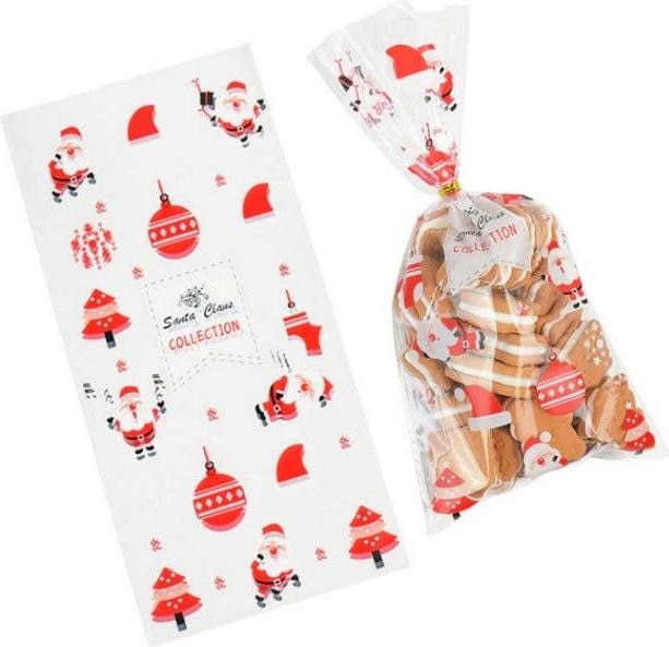Produktbild MU Style BAG Series Weihnachtskekse Geschenk Tüten (50 Stück) (1 x)