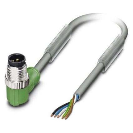 Phoenix Contact Sensor-/Aktor-Kabel, Elektronikkabel + Stecker, Grau