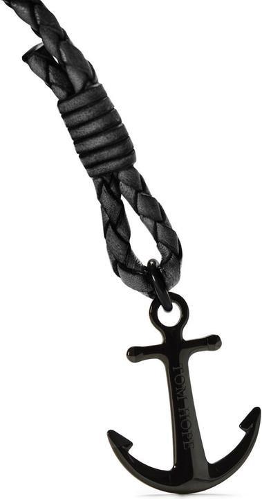 Produktbild Tom Hope Carbon Black Armband (18.50 cm, Leder, Edelstahl)