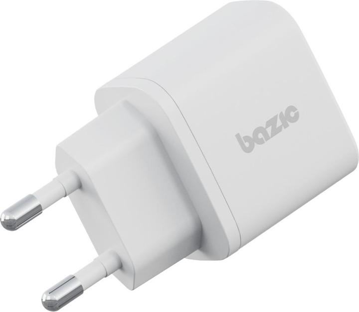 Actual product image Energea Wall Charger Bazic Goport Velox Kit 1xUSB-C 1xUSB-A GaN 35W with cable white (35 W, 2 ports)