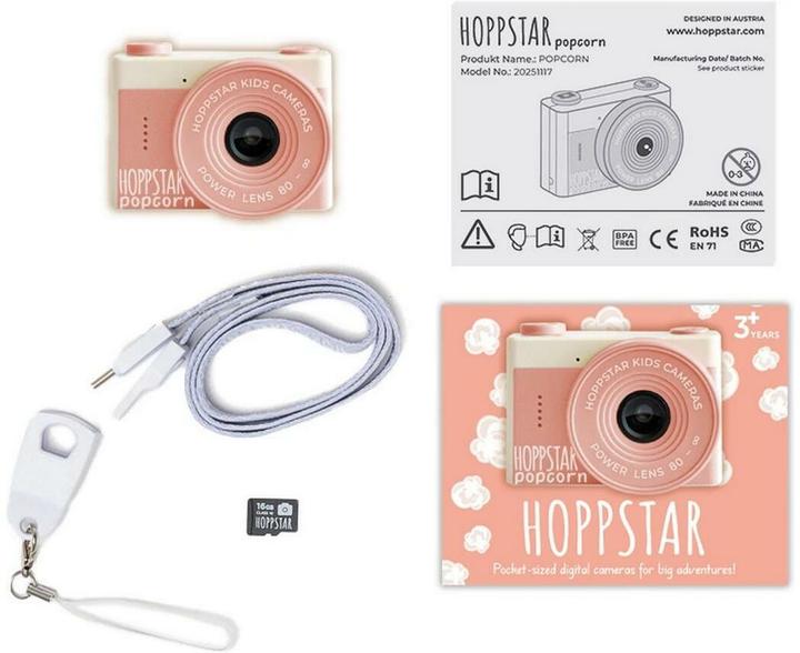 Actual product image Hoppstar Popcorn Kids Digital Kamera 3 + sorbet