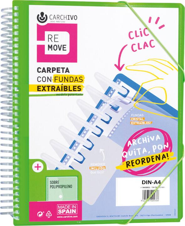 Produktbild Carchivo Sichtbuch REMOVE (A4)