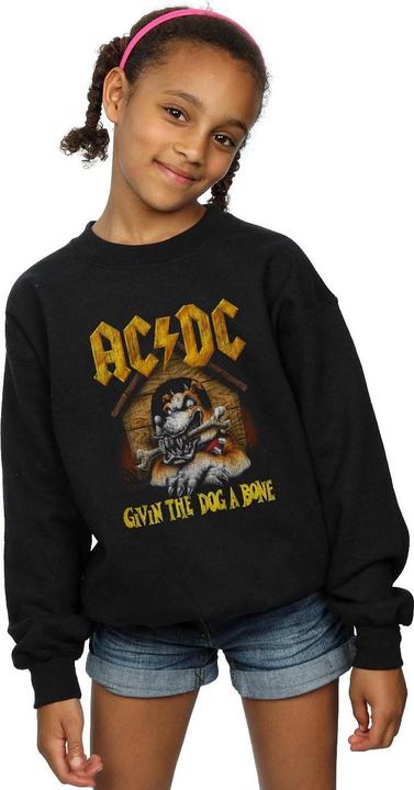 Produktbild AC/DC Give The Dog A Bone Sweatshirt Mädchen (116)