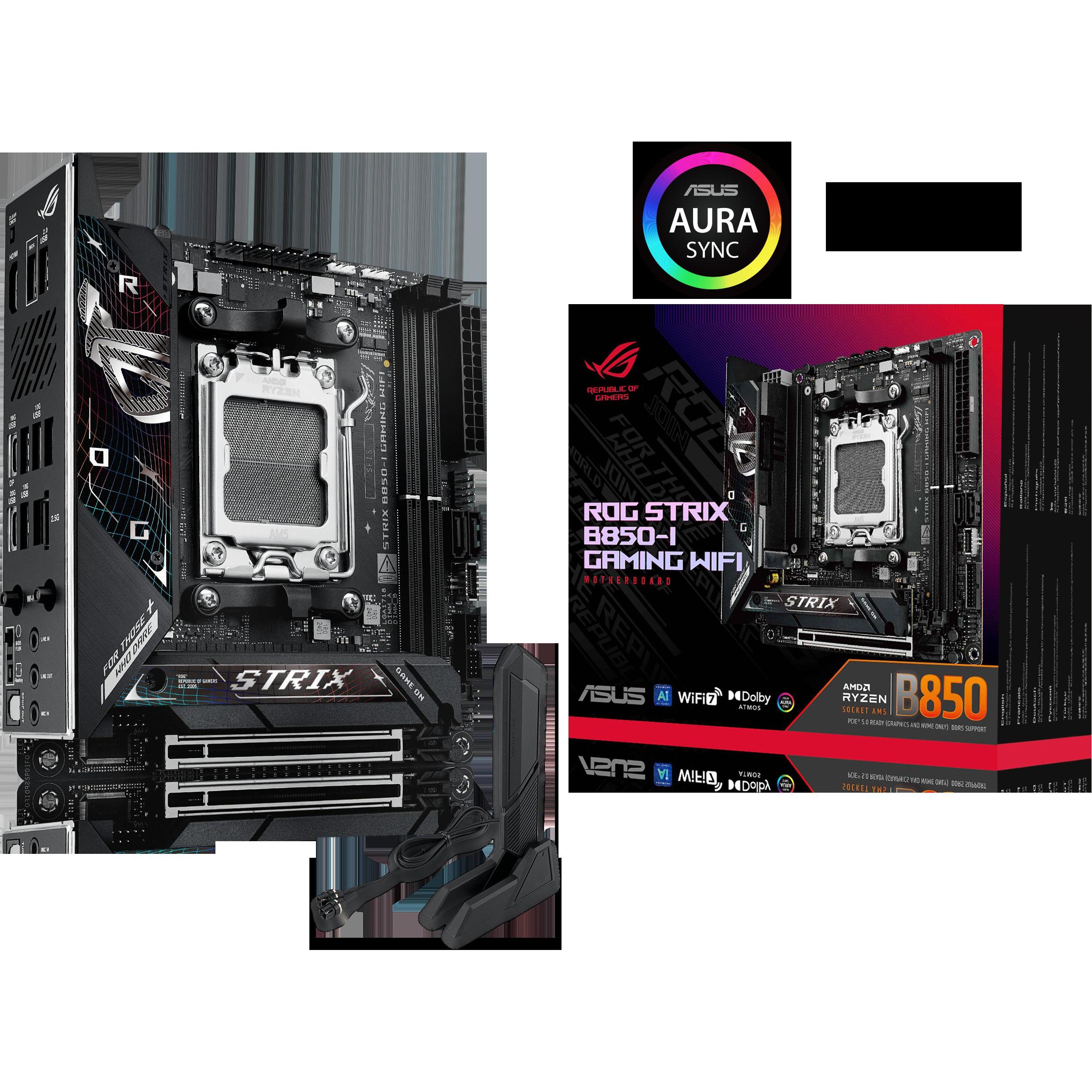 ASUS ROG STRIX B850-I GAMING WIFI (AM5, AMD B850, Mini-ITX), Mainboard