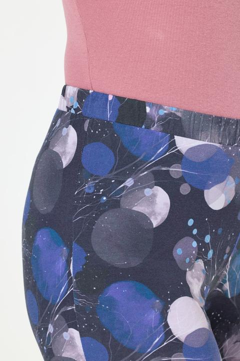Immagine prodotto Ulla Popken Leggings di cotone biologico con stampa grafica e orlo elastico (46, 48)