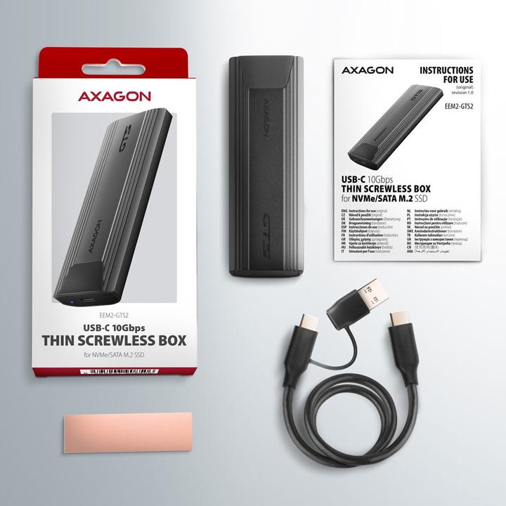 Productafbeelding Axagon EEM2-GTS2 (M.2 2280)