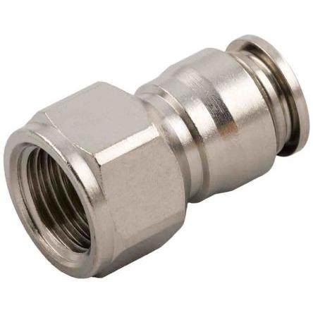 Rs Pro, Rohrverbindungstechnik, Steckfitting, Gewinde-zu-Rohr, Messing vernickelt, 20bar (Rohrverschraubung)
