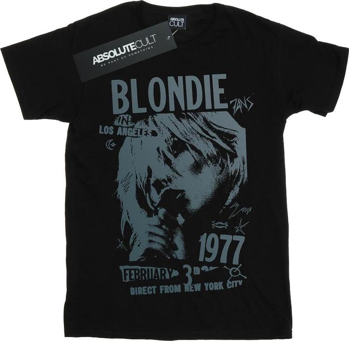 Immagine prodotto Blondie Tour 1977 Chest Maglietta Ampia Donna (M)