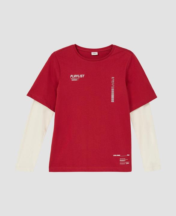 Produktbild s.Oliver T-Shirt Jersey-Longsleeve in Layering-Optik (146, 152)