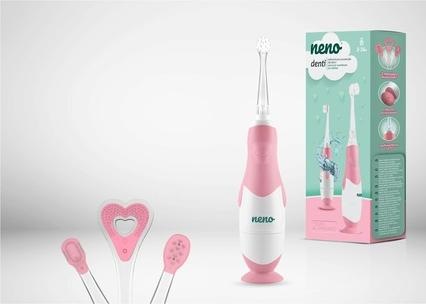 Produktbild Neno Denti elektrische Zahnbürste für Kinder, rosa (Oszillierende Zahnbürste)