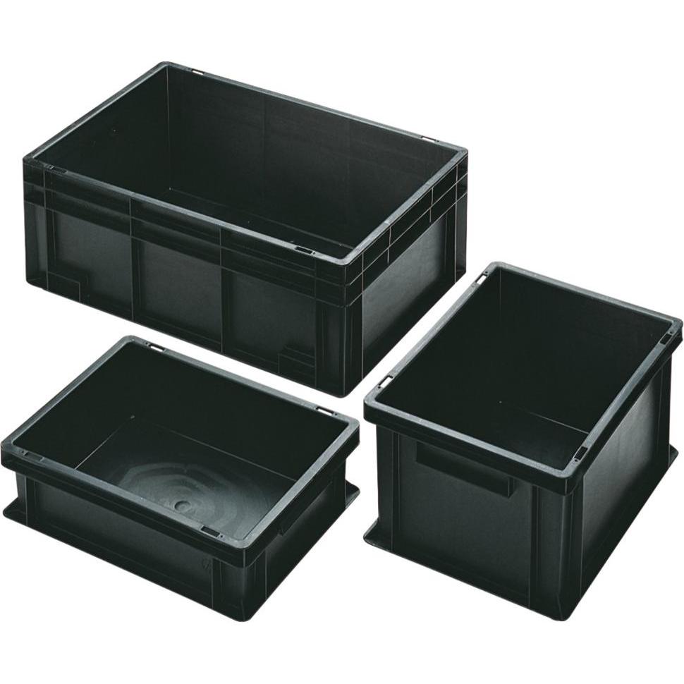 Utz, Lagerbehälter, Lagerbehälter Standard, ESD, 600 x 400 x 120 mm, Unterfass