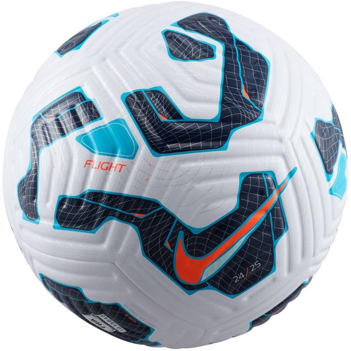 Actual product image Nike Piłka nożna Flight FA24 biało-czarno-niebieska FZ3023 100 5 (5)