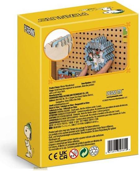 Produktbild Pantasy Die Peanuts Puremind Modellbausatz Wooden Theater Winter Wonderland