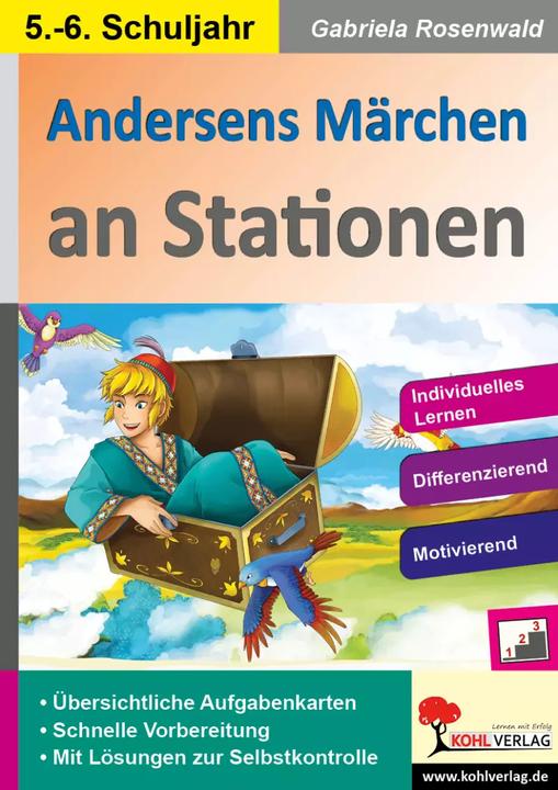 Produktbild Andersens Märchen an Stationen / Klasse 5-6 (Deutsch, Gabriela Rosenwald, 2023)