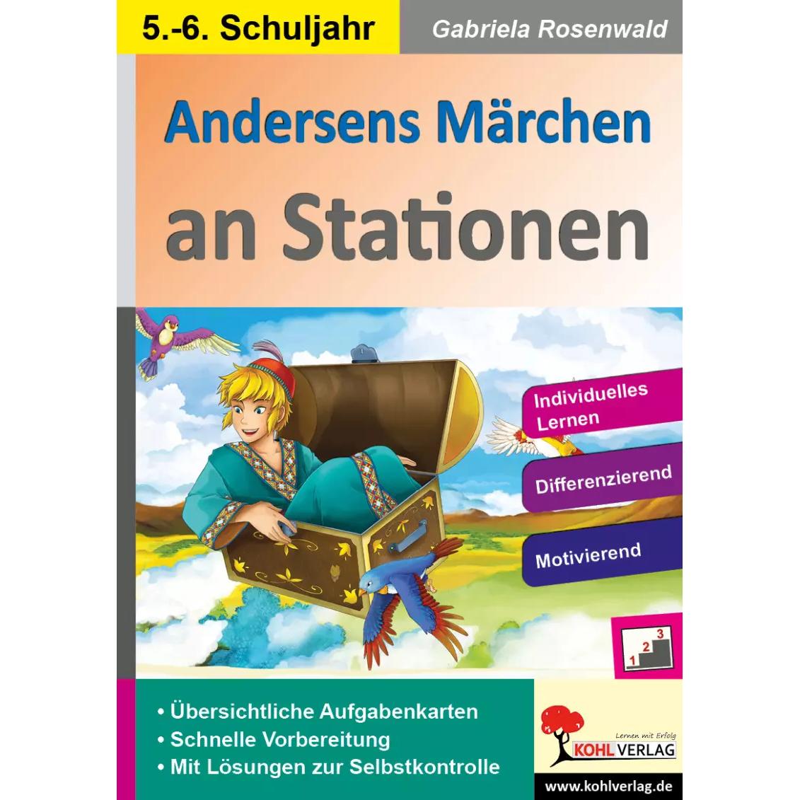 Andersens Märchen an Stationen / Klasse 5-6, Schulbücher von Gabriela Rosenwald
