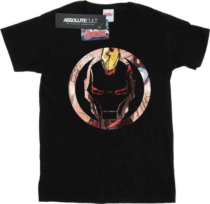 Iron Man Montage Symbol TShirt Jungen (140, 146)
