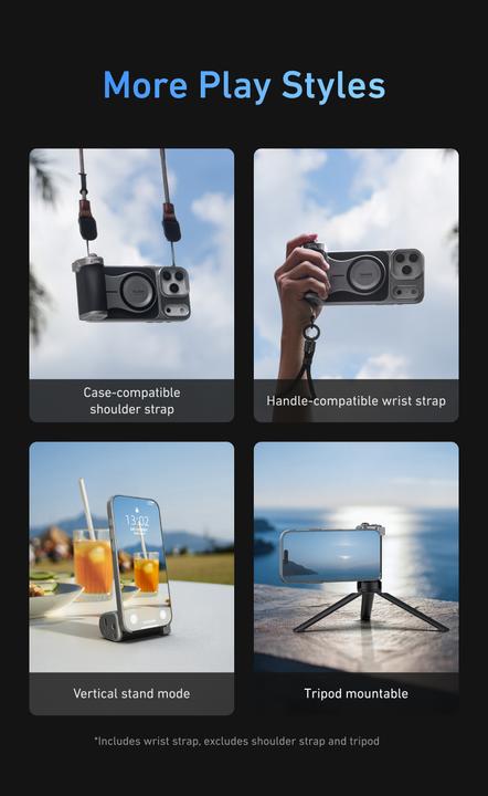 Actual product image Telesin Master Grip For iPhone 17 Pro - Creator Combo