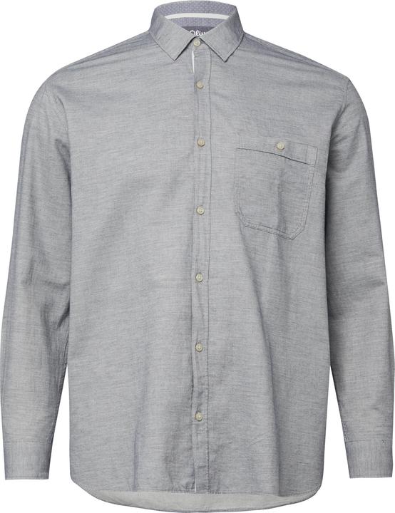 Immagine prodotto s.Oliver Hemd Regular Fit: Gemustertes Langarmhemd mit Kentkragen (3XL)