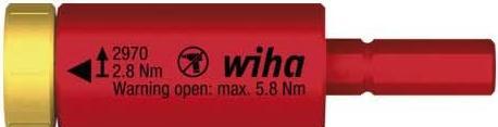 Produktbild Wiha Drehmoment easyTorque Adapter electric für slimBits und slimVario Halter in Blister Nm