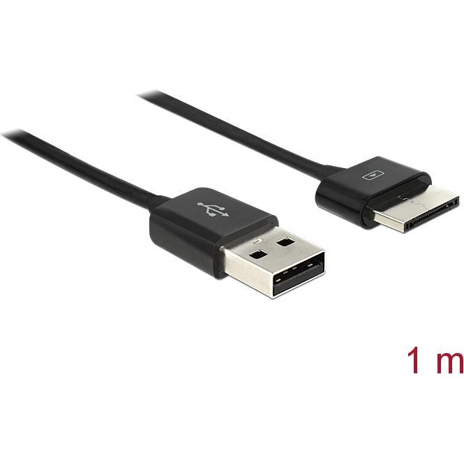Delock Netz-/Datenkabel (1 m), Schnittstellenkabel