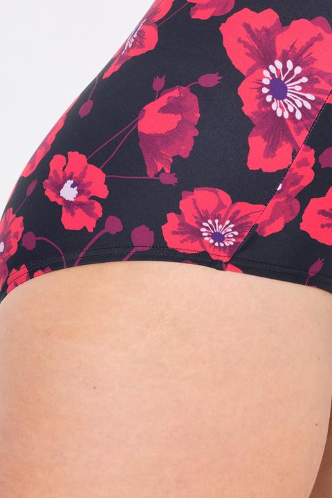 Image du produit Ulla Popken Maillot de bain à armatures et bonnets souple, imprimé floral, matière recyclée (58)