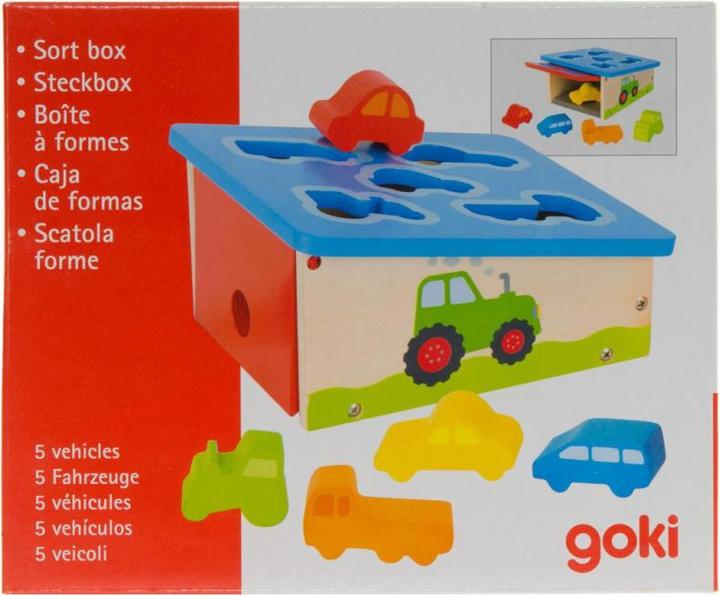 Produktbild Goki Formen-Box Fahrzeuge