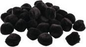 Image du produit Rayher Pompons Noir Lot de 35