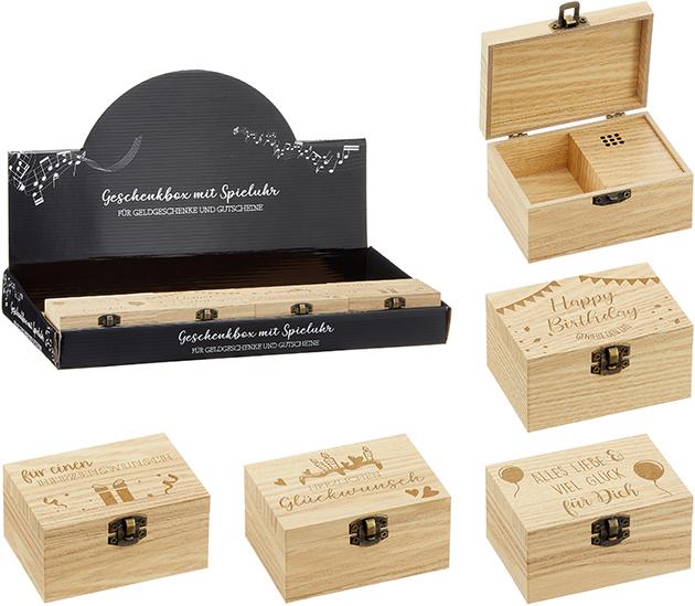 Actual product image Roost Music box Music box 10031491 ass. 10x5x7cm