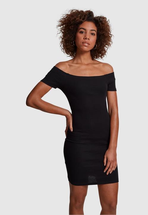 Produktbild Urban Classics Ladies Off Shoulder Rib Dress (L)
