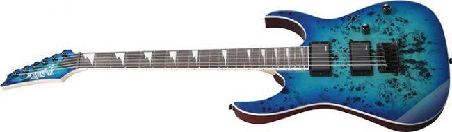 Actual product image Ibanez gitaar GRGR221PA-AQB Aqua Burst (Electric guitar, Body: Okoume, Ceiling: Poplar)