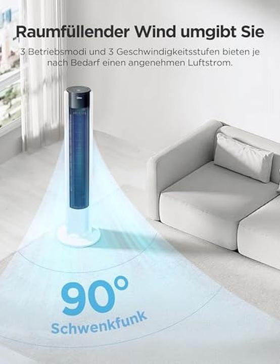 Produktbild Midea Turmventilator mit Fernbedienung und Timer (45 dB)