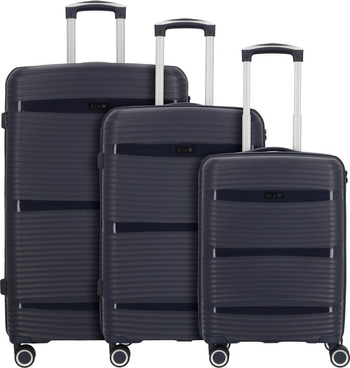 Produktbild D&N Travel Line 4200 4-Rollen Kofferset 3 tlg. (199 l)