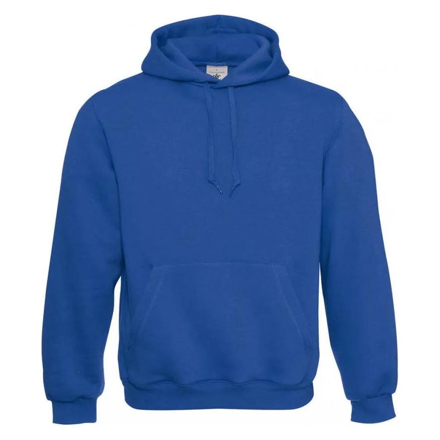 B&C, Herren, Pullover, Hoodie, Blau, (L)