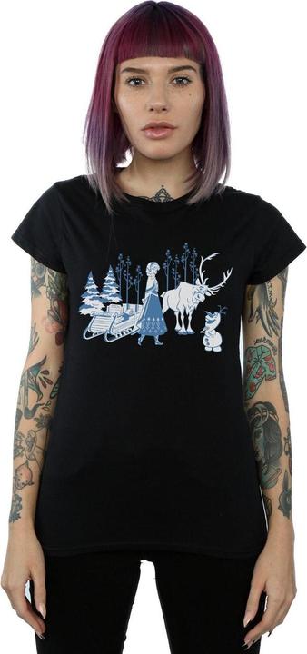 Image du produit Disney - T-shirt FROZEN ANNA SVEN AND OLAF - Femme (L)