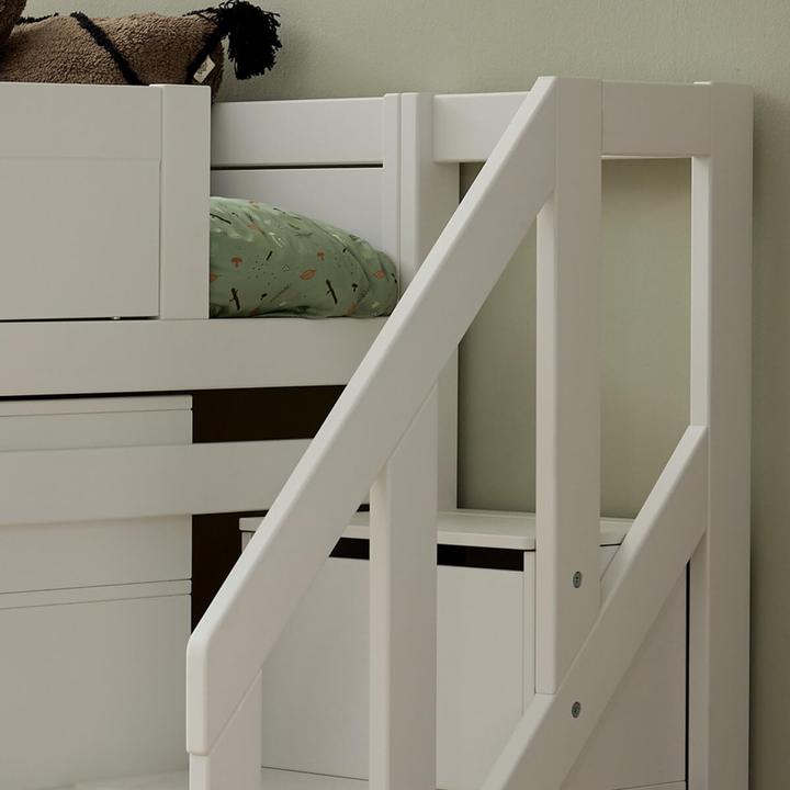 Immagine prodotto Lifetime Kidsrooms ALL IN ONE KOMBO, letto a soppalco con scrivania 152 rete a doghe a scomparsa (102 x 257 cm)