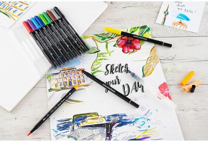 Productafbeelding EberhardFaber Vezelstiften Sketch Marker Artist Color 12 stuks (Veelkleurig, 12 x)