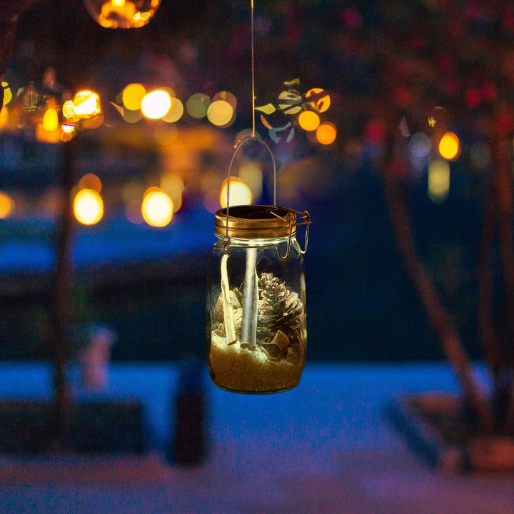 Actual product image Relaxdays Solar light (10 x 11 x 18 cm, 1 x)