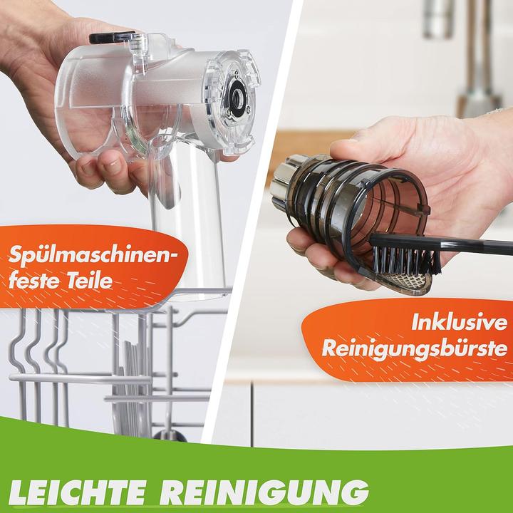 Actual product image Nutrilovers Slow Juicer MINI PRESS Black Berry