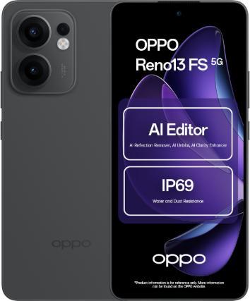Actual product image OPPO Reno13 FS 5G Dual Sim 12GB RAM 512GB - Matte Grey (512 GB, Graphite grey, Grey Mat, 6.67", Dual SIM, 5G)
