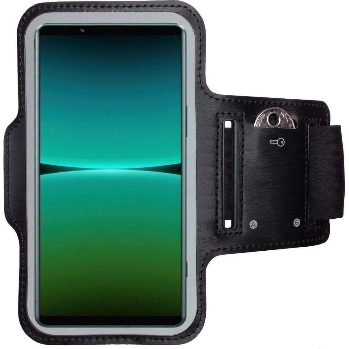CoverKingz Sportarmband für Sony Xperia 5 IV, Smartphone Sportarmband, Schwarz