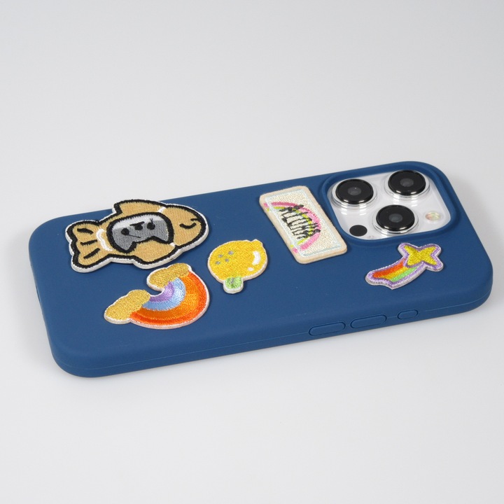 Actual product image PhoneLook Sticker Sticker for mobile/tablet/computer 3D embroidered Blueberry