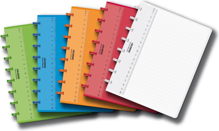 Produktbild Adoc PAP-EX - COLORLINES - A5 14,8 x 21 cm (A5, Liniert, Harter Einband)