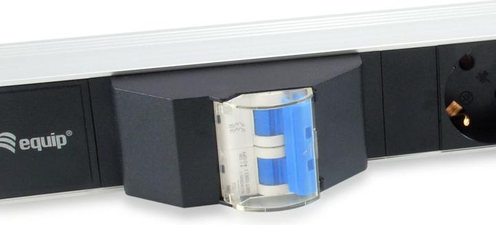 Actual product image equip Power strip 1HE6fach Schuko cable si (6x, CEE 7/7, 1.80 m)