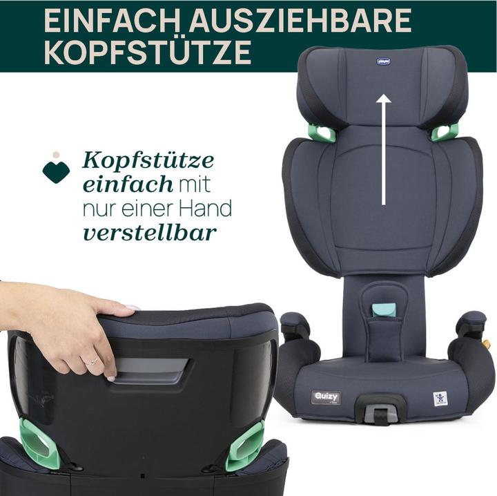 Produktbild Chicco Quizy i-size (Kindersitzerhöhung, ECE R129/i-Size Norm)