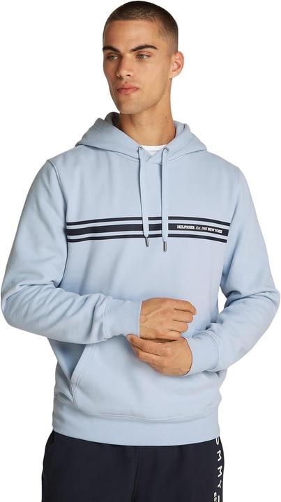 Produktbild Tommy Hilfiger Felpa con Cappuccio e Striscia Centrale (M)