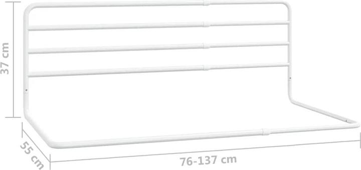 Produktbild vidaXL Bettgitter (137 x 55 x 37 cm)