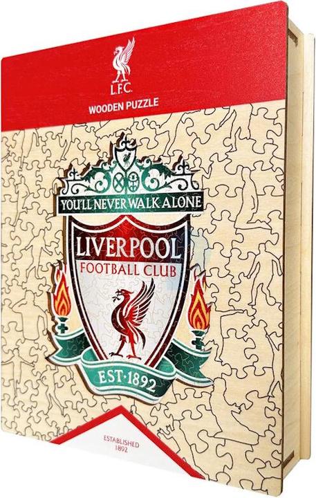 Productafbeelding Iconic Liverpool FC - Logo - Houten puzzel Maat L (500 stukjes) (500 onderdelen)