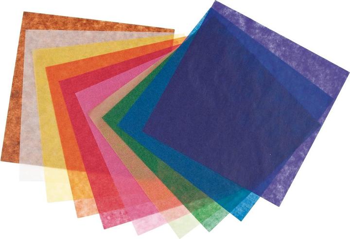 Productafbeelding Folia Vouwbladen transparant 15 x 15 cm veelkleurig (42 g/m², 1 x)