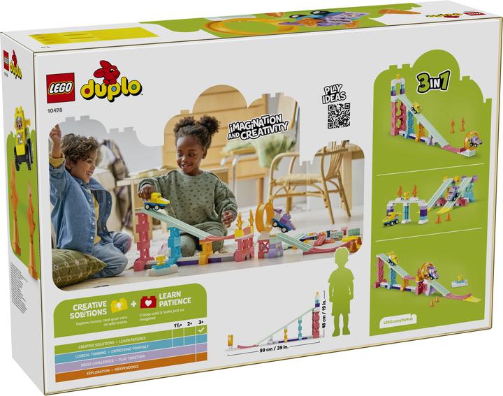Productafbeelding LEGO Kreative Sprungschanzen mit kleinen Flitzern 3-in-1-Set (10478)