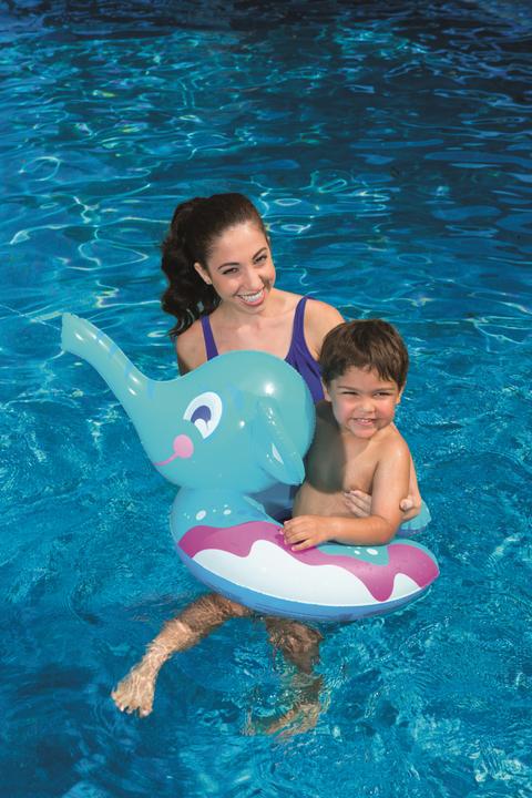 Image du produit Bestway Elephant Spray Ring, Multicolore, Swim ring, Pattern, Vinyl, 3 yr(s), 6 yr(s)